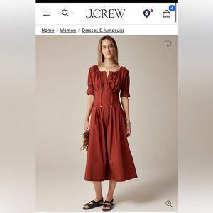 J Crew Midi Shirt Dress